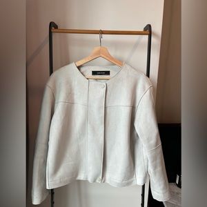 zara faux suede jacket